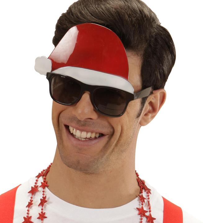 Actual product image Widmann Father Christmas glasses with hat