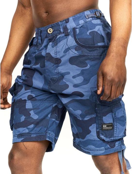 Actual product image Crosshatch Mens Jimster Camo Cargo Shorts (36)