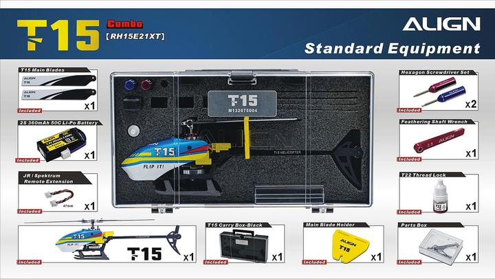 Produktbild Align Helikopter T-Rex T15 Combo BTF