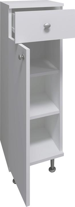 Produktbild VCM Holz Badmöbel Midischrank Badregal Badschrank Badezimmer Schublade Regal Nilosi (30 x 30 x 95 cm)