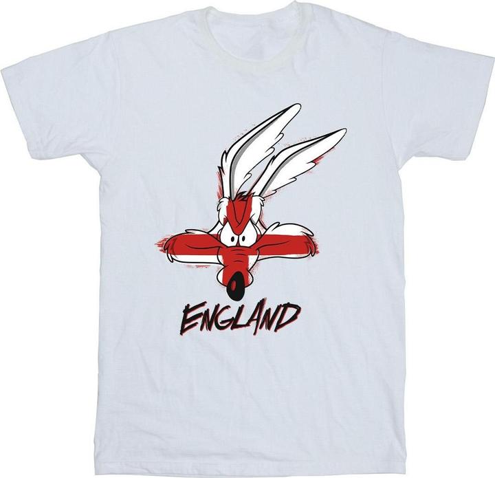 Immagine prodotto Looney Tunes Coyote England Face Maglietta Uomo (L)