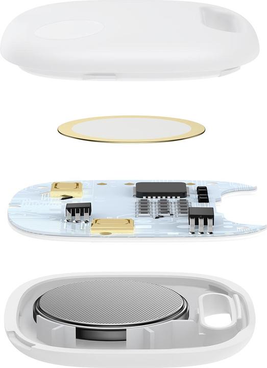 Produktbild Baseus T2 Pro Smart GPS Locator for Baby Bag Keys White (FMTP000002) (Android, iOS)