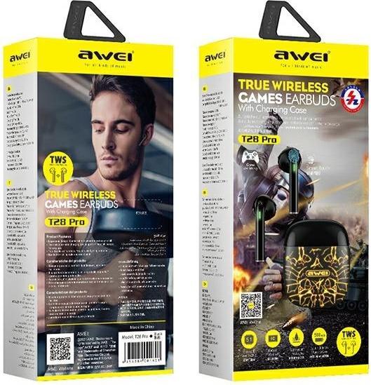 Actual product image adidas słuchawki Bluetooth 5.0 T28 Pro TWS + stacja dokująca czarny/black (ANC, 7 h, Wireless)