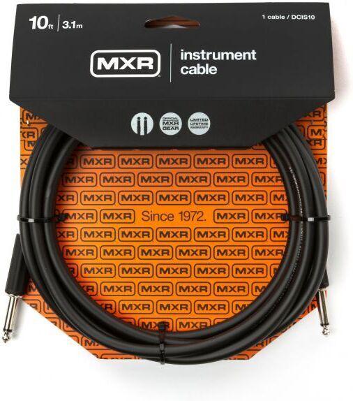 Mxr Standaard -instrumenttikaapeli, musta (3 m)
