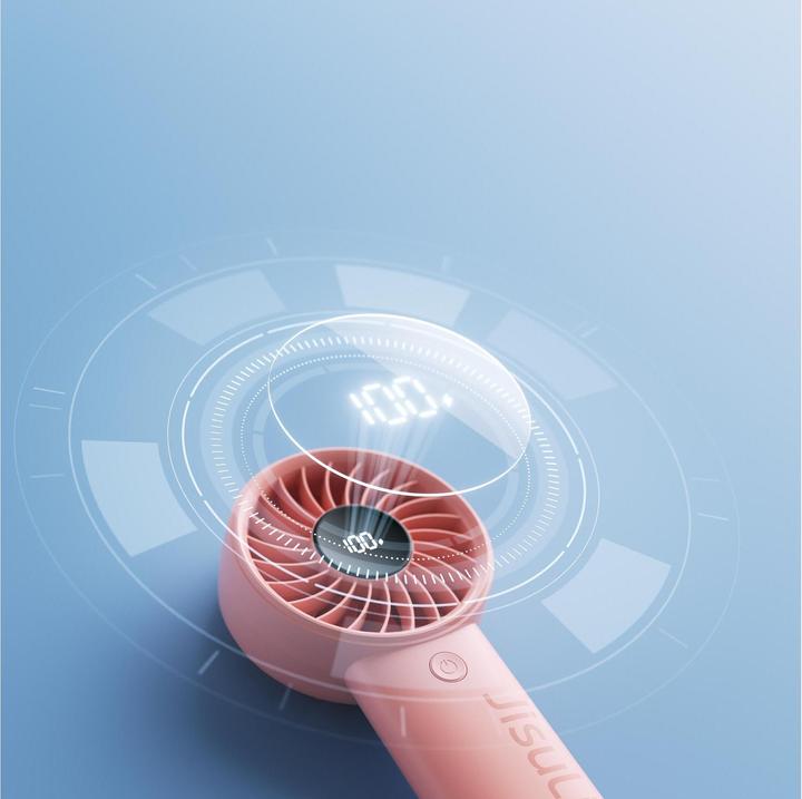Image du produit Jisulife Ventilateur de poche Life4 (3600mAh) rose