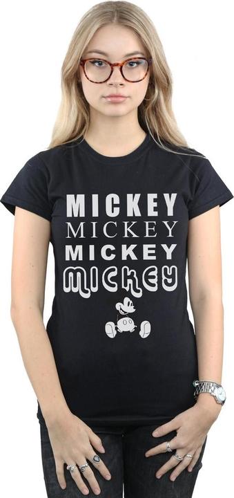 Actual product image Disney Womens/Ladies Mickey Mouse Sitting Cotton T-Shirt (M)
