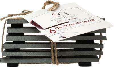 Produktbild Secret de Gourmet unter Glas x6 Schiefer 10x10 (6 x)