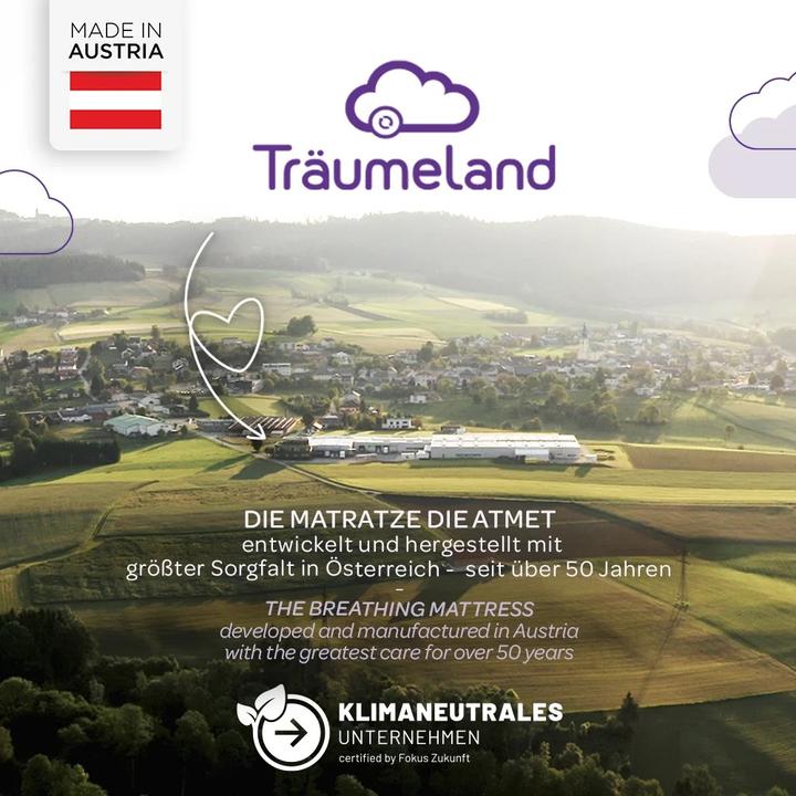 Actual product image Träumeland Baby Mattress Milky Way (70 x 140 cm)