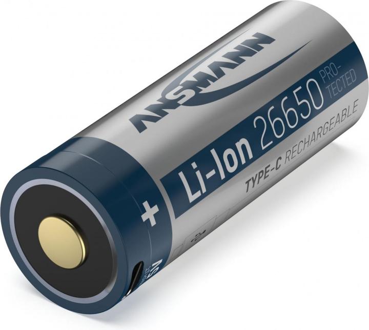 Actual product image Ansmann Type-C Rechargeable (1 pcs., 26650, 5100 mAh)