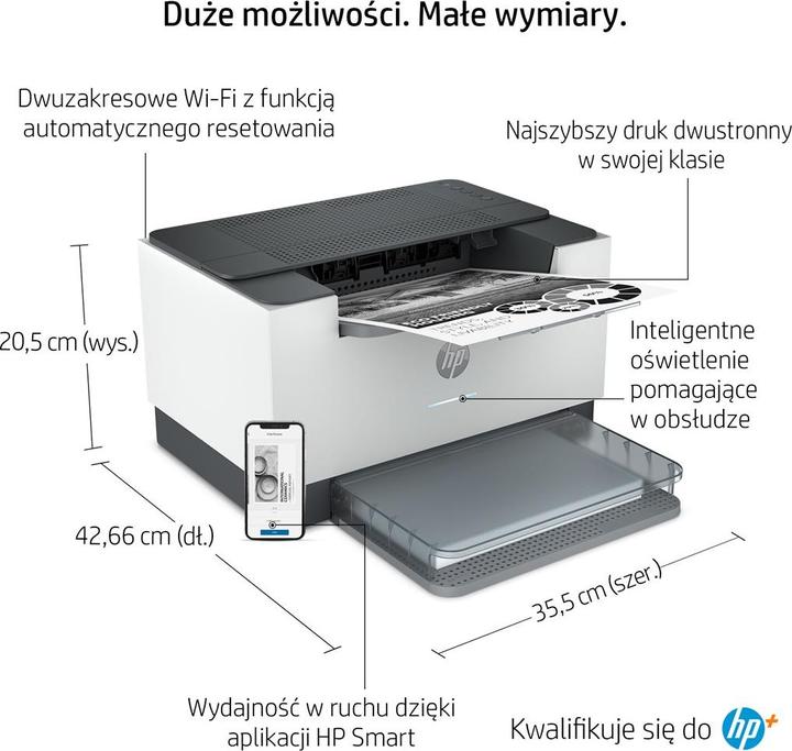 Actual product image HP LaserJet M209dwe - printer - b/w - duplex (Laser, Black and white)