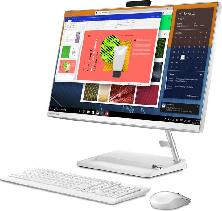 Actual product image Lenovo IdeaCentre AIO 3 27ALC6 AMD Ryzen5 7430U 8GB 512GB SSD AMD Radeon Graphic (AMD Ryzen 5 7430U, 8 GB, 512 GB)