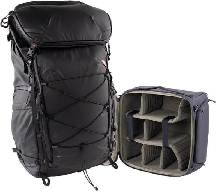 Pgytech OnePro Flex Backpack 50Lï¼Space Blackï¼+ Camera Insert M (Sac à dos photo, 50 l)