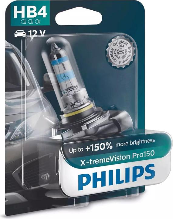 Image du produit Philips Ampoule halogène pour phare HB4 X treme Pro150 (HB4)