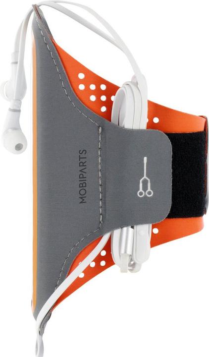 Productafbeelding Mobiparts Comfort Fit Sport Armband Apple iPhone 13 Mini Neon Orange