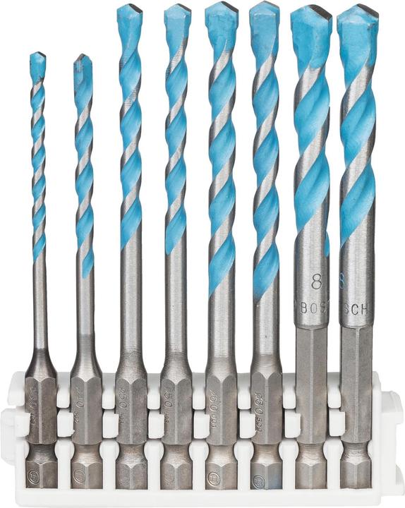Produktbild Bosch Professional Zubehör Hex-9 MultiConstruction-Bohrer-Sets (3 mm, 4 mm, 5 mm, 6 mm, 8 mm)