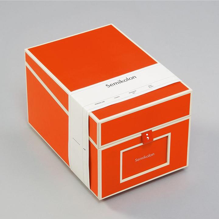 Actual product image Semikolon Photo Box Orange (9 x 13 cm, 10 x 15 cm)