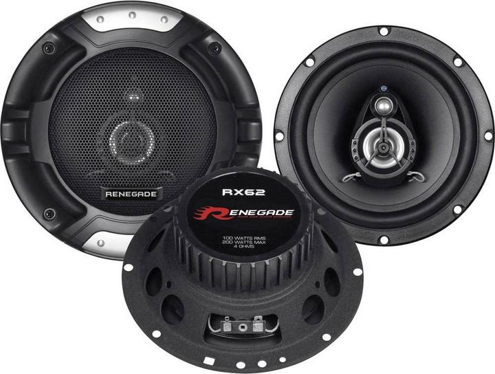 Actual product image Renegade 2-Way Coaxial Car Speakers (200 W, 16.50 cm)
