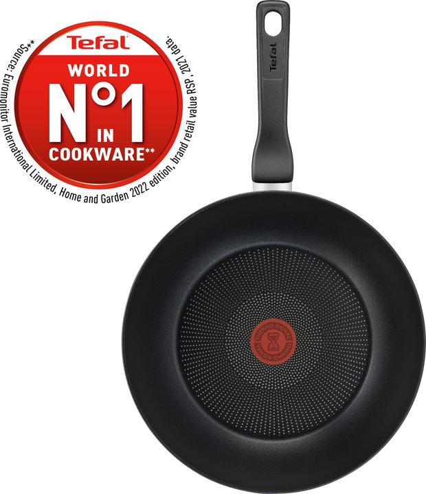 Actual product image Tefal Titanium Force wok pan 28 cm (28 cm, Wok, Aluminium)
