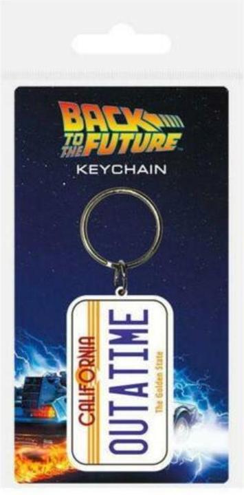 Actual product image Back to the Future Licence plate key fob