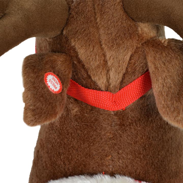 Actual product image Moni Plush rocking animal Rudolf