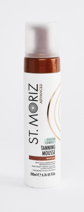 Actual product image St. Moriz St Moriz Advanced Colour Correcting Tanning Mousse Medium (Self tanning foam, 200 ml)