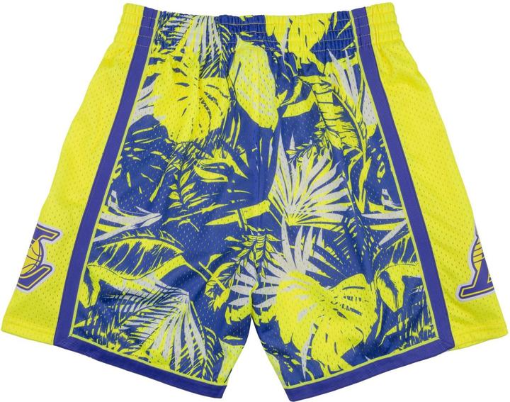 Actual product image Mitchell & Ness M&N TROPICAL Swingman Los Angeles Lakers Shorts - S (S)
