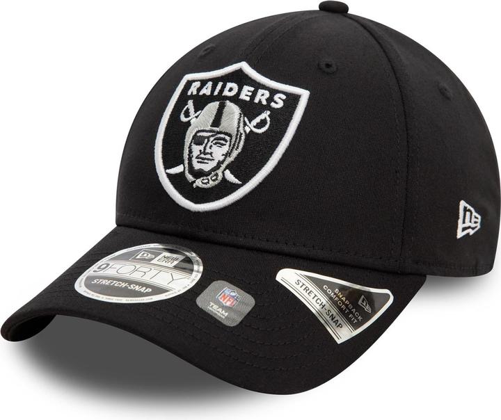 Produktbild New Era 9Forty Stretch-Snap Cap - Las Vegas Raiders schwarz (One Size)