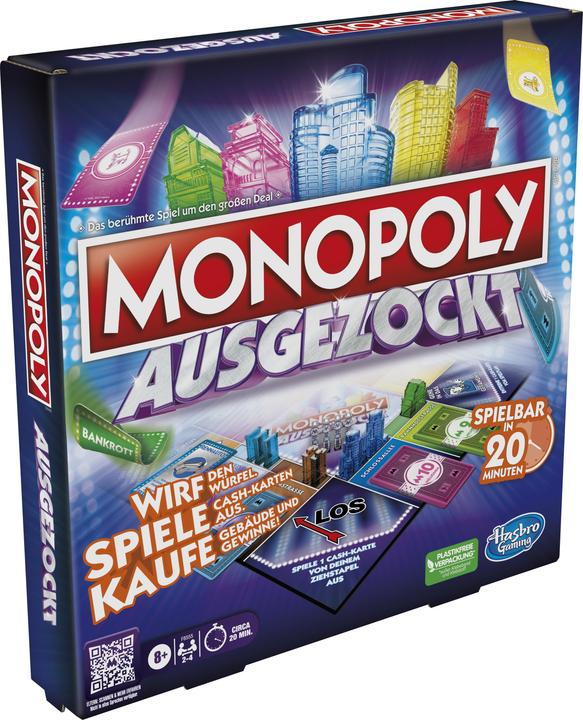 Actual product image Monopoly Ausgezockt Board Game (German)