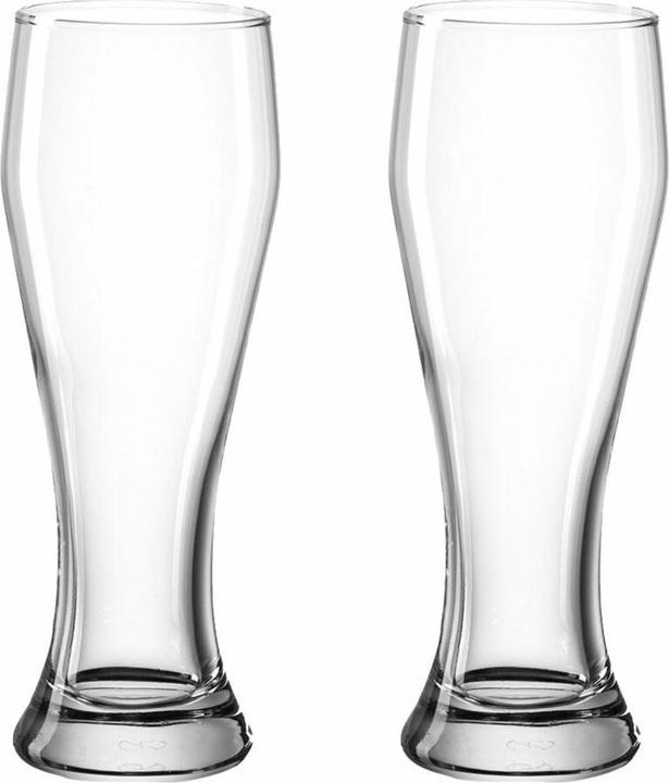 Montana Furniture Verre à bière Basic 400 ml, 1 pièce, transparent (0.40 l, 2 x)