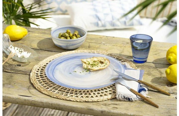 Produktbild Leonardo Schale Salerno 4 Stück, Beige/Blau (14.14 cm, 4.70 l, 4 x)