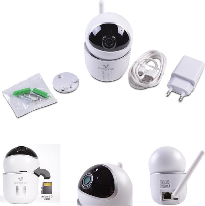 Image du produit Cangaroo Babyphone Hype Wi-Fi/Lan (Vidéo et audio, 300 m)