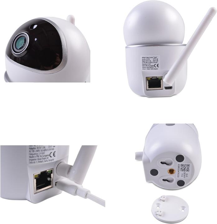 Image du produit Cangaroo Babyphone Hype Wi-Fi/Lan (Vidéo et audio, 300 m)