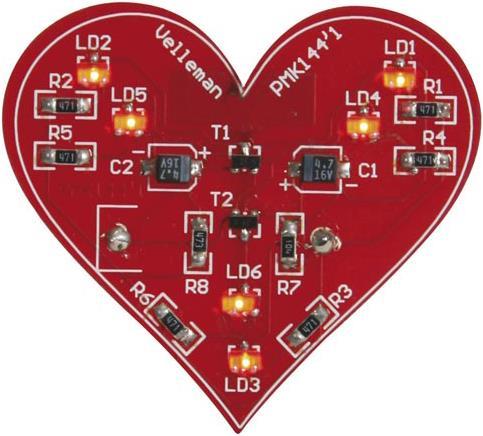 Produktbild Velleman Smd Flashing Heart (Erweiterung)