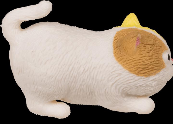 Actual product image Out of the blue Anti stress stretch animal cat white (6 cm)