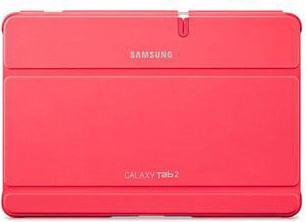 Actual product image Samsung EFC-1H8SPECSTD Book Cover - Pink (Galaxy Tab 2 10.1)