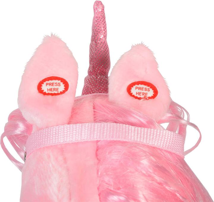 Actual product image Moni Rocking Horse Plush Rose WJ-001