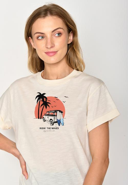 Produktbild Greenbomb Women's Nature Beach Trip Stop T-Shirt (XXL)