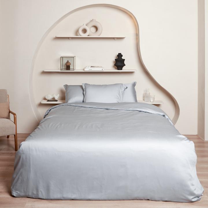 Immagine prodotto Coco & Cici Tencel Bettbezug + Kissenbezug (Set di biancheria da letto, 260 x 220 cm, 60 x 70 cm)