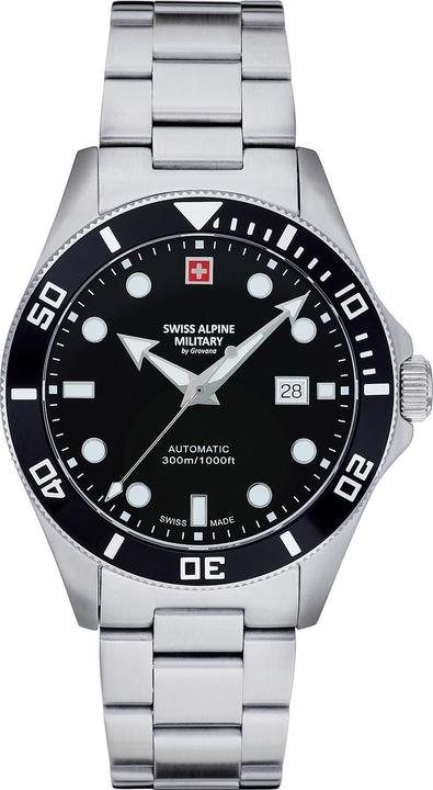 Swiss Alpine Military 7095.2137 Diver Automatik 44mm 30ATM (Swiss Made, 44 mm)