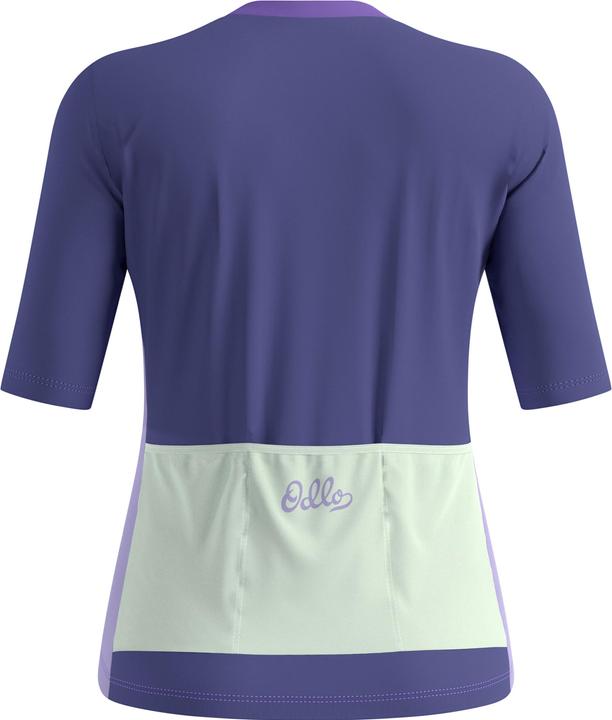 Actual product image Odlo Women's Essential Heritage Print Shirt S/S FZ (M)