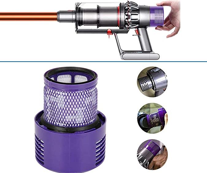 Produktbild Werkstein Ersatz Hepa Filter Dyson V10 / SV12 Staubsauger 4er Set