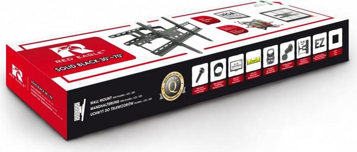 Actual product image Red Eagle Wall mount for LED TV - SOLID BLACK 30-70 (Wall, 70", 40 kg)