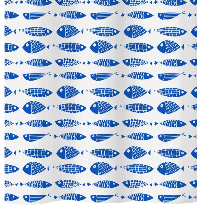 Image du produit Diaqua Rideau de douche textile Scuby (120 x 200 cm)