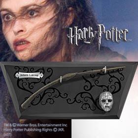 Actual product image Noble Collection Harry Potter replica Bellatrix Lestrange's wand 35 cm