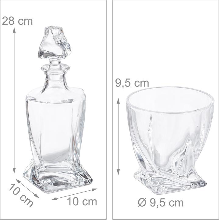 Actual product image Relaxdays Da-whisky set (8 dl, 1 x, Whisky glass)