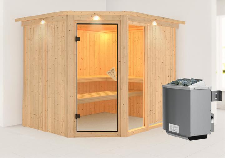Image du produit Karibu Fiona 3 avec couronne de toit (Contrôle interne de 9 KW)