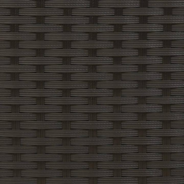 Produktbild VidaXL Gartensofa 2-Sitzer mit Hockern