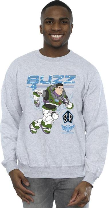 Actual product image Disney Mens Lightyear Buzz Run To Action Sweatshirt (XXL)