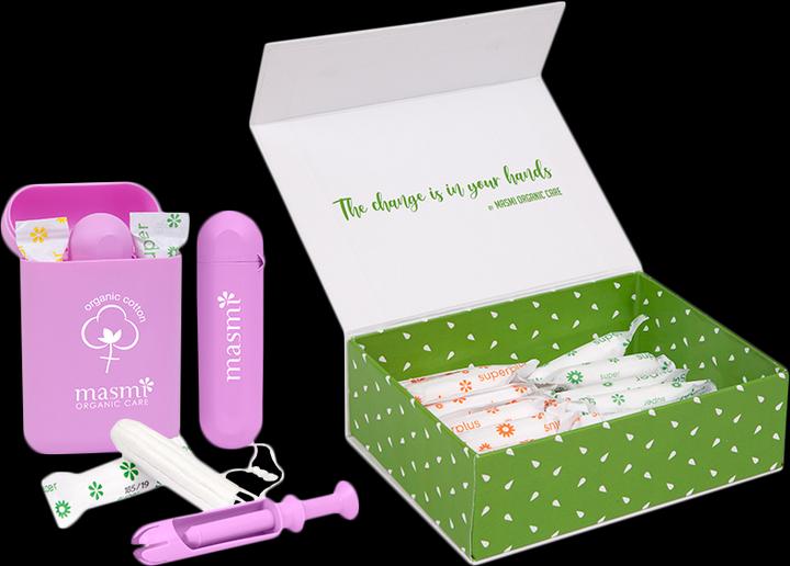 Produktbild Masmi Bio Tampon mit Re-Use Applicaror für Classic + Super Tampons - Reuse (1 x)