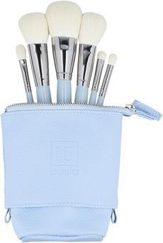 Immagine prodotto Ilu Basic Set 6 pennelli per il trucco con borsa blu (Set)